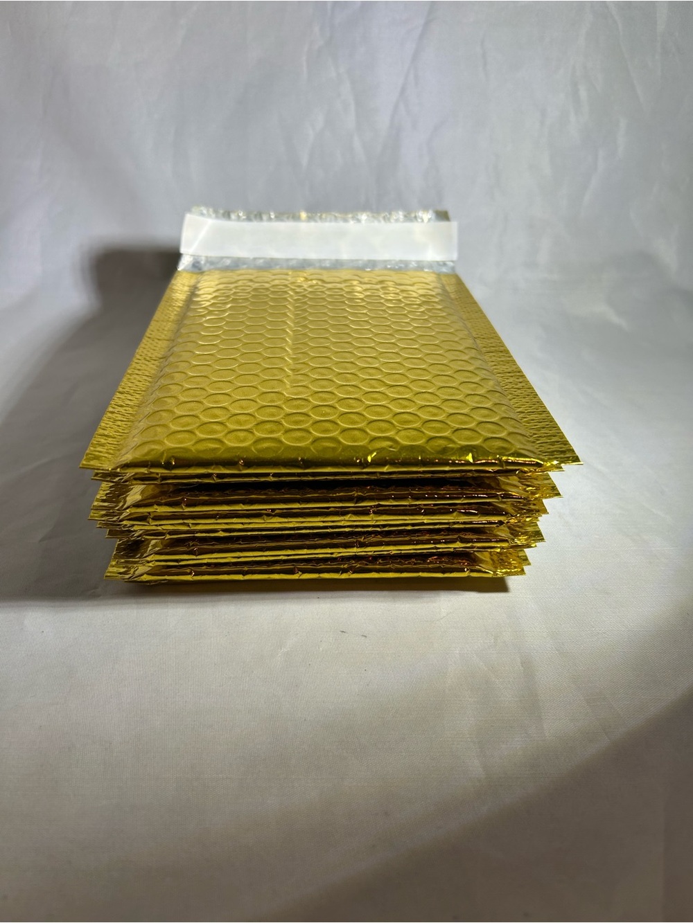Gold Metallic Bubble Mailers - Padded Shipping Envelopes 4x8